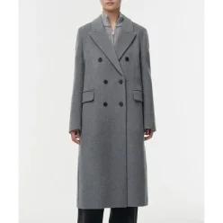 {매장정품}무신사 스탠다드 MUSINSA STANDARD WOMAN 우먼즈 캐시미어 블렌드 더블 체스터 롱 코트 [미디엄