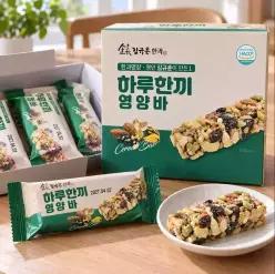 김규흔 한과 하루한끼 영양바 25g 40개입 견과류바 곡물바 에너지바 시리얼바