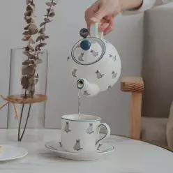 포탈리 2CUP 사쿠라 텀블러 핑크 팜하우스 BROWN London Pottery