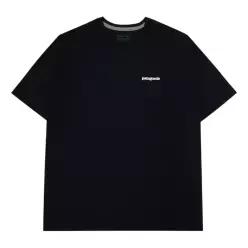 파타고니아 P-6 로고 남성 반팔티셔츠 38504 BLK