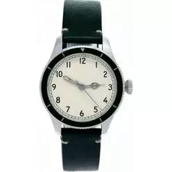 Hamilton 해밀턴 카키 항공 파일럿 파이오니어 38mm 화이트 다이얼 가죽 시계 H76255810 626489