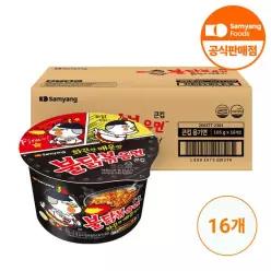 큰컵 불닭볶음면 105g x 16개(1박스)