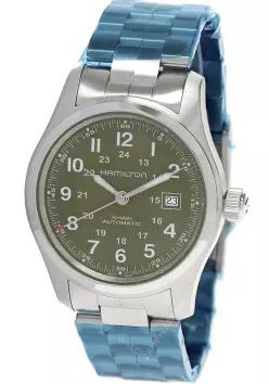 Hamilton 해밀턴 카키 필드 오토매틱 SS 42mm 그린 다이얼 남성용 시계 H70605160 626461