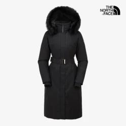 [롯데백화점]노스페이스 여성 롱패딩 셀리나 윈드스토퍼 RDS 다운 코트 NC2UP80A_BLK