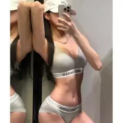 코데즈컴바인 이너웨어 CODES COMBINE INNERWEAR 와이드윙 코튼 스포츠브라팬티 _