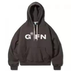GRANFINNY 오버핏 헤비 기모 볼드 로고 벌룬 스웻 후디 진그레이 5007883945 3725307