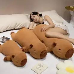 카피바라 롱 목베개 70cm 90cm 2종 인형 바디필로우 쿠션 소품 긴