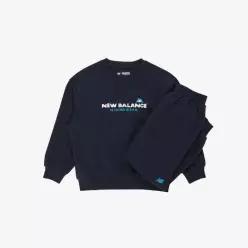 뉴발란스키즈 라운드 그래픽 스 세트 NK9YGC303U_Navy