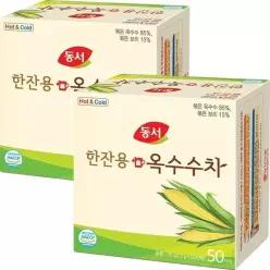 [XBI4204N_47]동서 한잔용 옥수수차 1 5g x 100T 50개입x2개