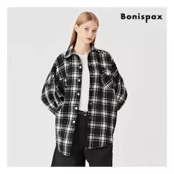 보니스팍스 오버핏 긴팔 셔츠 XO3BA029L0 425030