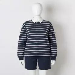[무료배송] SPAO [내추럴코튼] 멀티 스트라이프 럭비티_SPLSG23C04