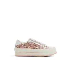 Aldo 알도 레이즈 텍스처드 플랫폼 로우 탑 스니커즈 - 핑크 7640584