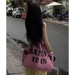 로긴앤로지 Whatever It Is Big Bag Baby Pink