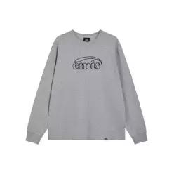 이미스 LONG SLEEVE CHAIN STITCH T-SHIRT-MELANGE GRAY 5378836 m1037_1536218