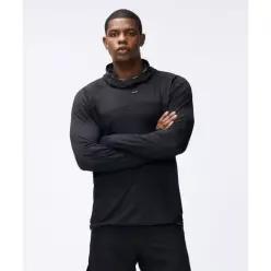 HDEX 에이치텍스 어시스트 와플 퍼포먼스 후디 롱 슬리브 (Black)386075
