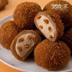 맛있는家 화과방 카라멜쿠키찰떡 8개입 아이스 찹쌀떡 냉동모찌 로투스 스프레드