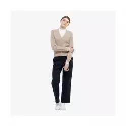 LACOSTE 여성 스트레이트 FW 치노 크롭 팬츠 HF572E-55N 166 HF572E-55N166 240395