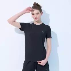 푸마 바디웨어 PUMABODYWEAR 프레쉬 컴포터블 홈웨어 상의 블랙