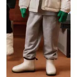 LEE KIDS 트위치 자수 루즈핏 기모 조거바지 멜란지그레이 L케이투 K2404JP13MG 519990