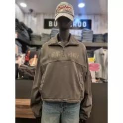 버커루 여성 3단쭈리 다잉 크롭 하프집업 14 B251TS502P