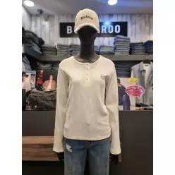 버커루 여성 와플 티에리 긴팔 티셔츠 02 B251TS504P