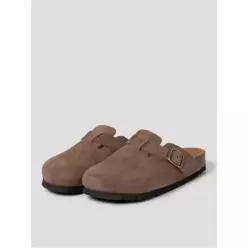 [SCHOLL] (HH64K2C72B) (WOMEN) 스웨이드 코르크 크로그 - 옐로이시 브라운