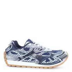 [Q11]BOTTEGA VENETA 741357V2X404152 남성 스니커즈 BLUE AND SILVER ORBIT SNEAKERS