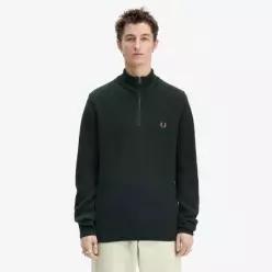 [매장정품] 프레드페리 FRED PERRY [Sharp] 텍스쳐드 하프 집 니트 - 나이트그린 AFPM2436540-Q20 316999