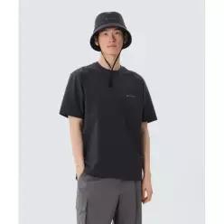 어패럴 SNOW PEAK APPAREL 클래식 우븐 반팔 티셔츠 (S25MUTTS16) Dark Charcoal 4873375 S25