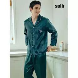 [하프클럽/]딥그린 모던 남성 파자마(SPAE101M)
