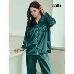 [하프클럽/]딥그린 모던 여성 파자마(SPAE101W)