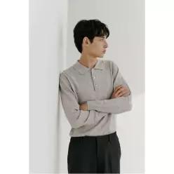 GLXY [갤럭시라이프스타일] [三無衣服] 캐시미어 블렌드 폴로넥 스웨터  라이