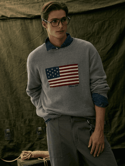 [AK수원점] [후아유] 공용 USA American Flag Pullover(U) WHKAG4924U