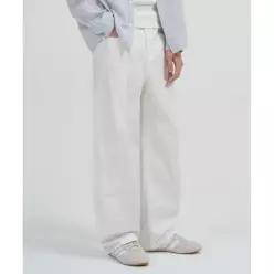 [정품] 토피 TOFFEE 딥 커브드 데님 팬츠 (WHITE)
