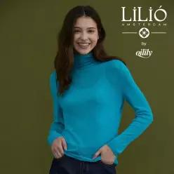 by 오일릴리 프리오더 26FW 에센셜 울 100 시퀸 터틀 니트