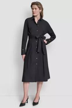 DKNY 버튼 다운 MIDI 셔츠 드레스 롱원피스 추천 626526