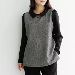 (~110size)헤링본카라블라우스 TBB6157
