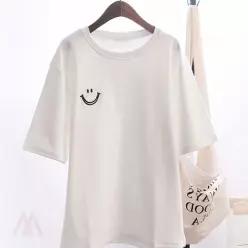 [라일리여성의류] Rly 데일리 크롭 반팔티셔츠