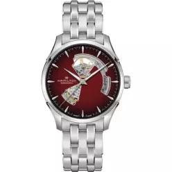 Hamilton 해밀턴 재즈마스터 오픈 하트 40mm 버건디 다이얼 남성용 시계 H32675170 713191