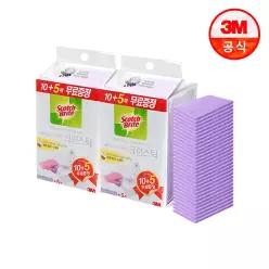 [3M] 욕실청소 베이킹소다 크린스틱 시트타입 10+5입 x 2개(총30입)
