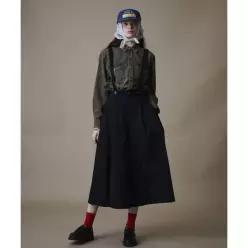 매장정품 PENFIELD 페이디드 서스펜더 큐롯 팬츠 블랙_FR1WP32U 117756