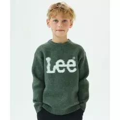 LEE KIDS 빅 트위치 부클 레귤러핏 풀오버 그린 L케이투 K2404KT07GN 520010