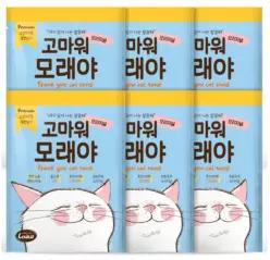 고마워모래야 벤토나이트 고양이 캣 모래 3kg 6개