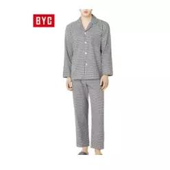 BYC면기모남잠옷세트 추동잠옷 나이트웨어실내복 NCG1210