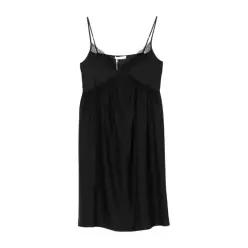 스파게티 스트랩 레이스 원피스 10752W3960 BLK