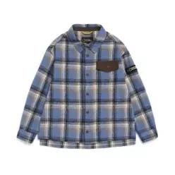 내셔널지오그래픽 NATIONAL GEOGRAPHIC KIDS K254USH010 체크 셔츠 BLUE 5010190182 266643