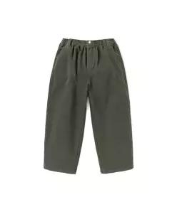 BEANPOLE 빈폴 KIDS 키즈 유아 / 아동 기모 우븐 커브드 팬츠 바지 카키 (BI6921U06H)