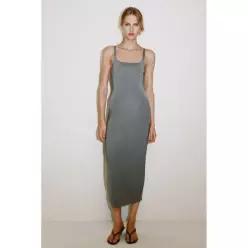ZARA CON 온TOURING 링 반지 MID 미드I 미디 DRESS 드레스 원피스 - GREY 그레이 1355/455/802