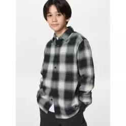 [국내배송] 유니클로 KIDS플란넬체크셔츠D E488777-000-00