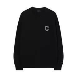 커버낫 C 로고 맨투맨 블랙 CO2503CR03BK